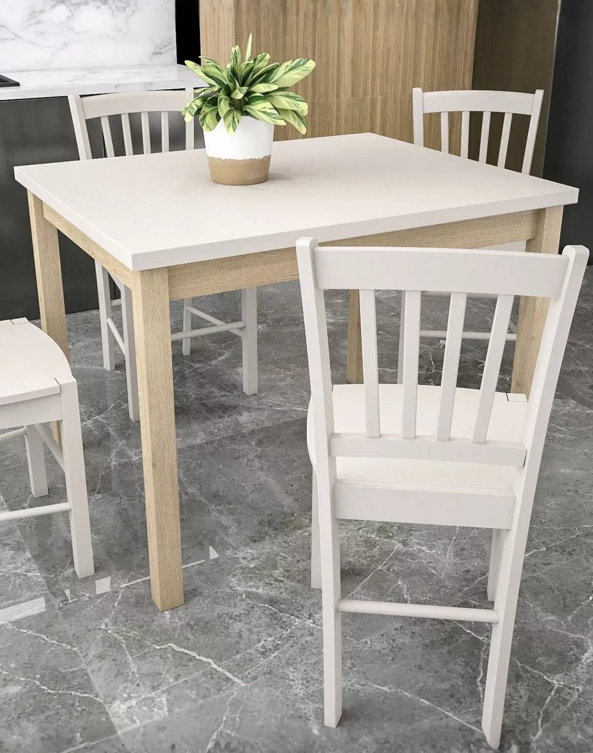 stol adam kaszmir, dab cremona torro 80x80